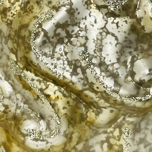 JUMBO 6 Inch Blown Glass Santa Face With Brass Tone Bell Christmas Ornament - Picture 4 of 13